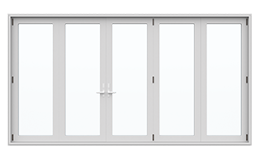 Folding 5 Panel Door