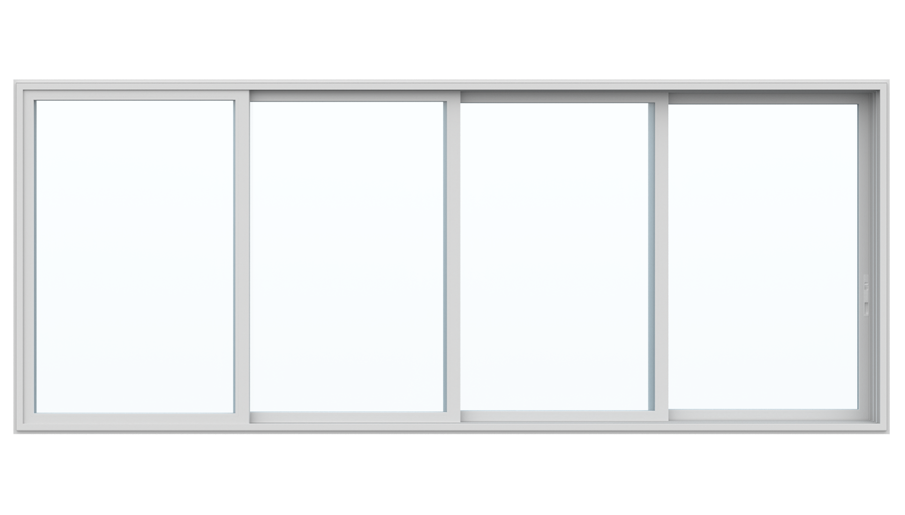 White Patio Door