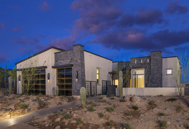 Desert home exterior