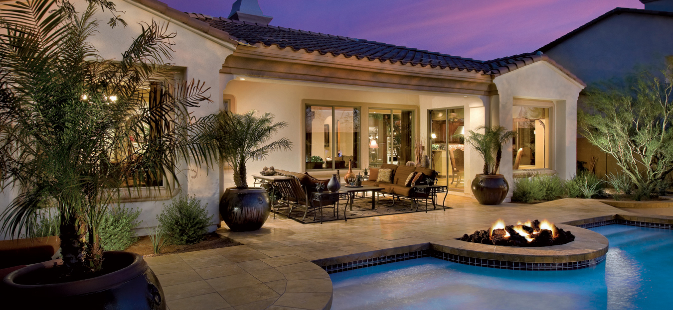 Patio, Pool and beautiful windows