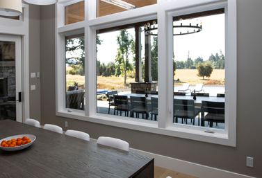 Dining Room with windows